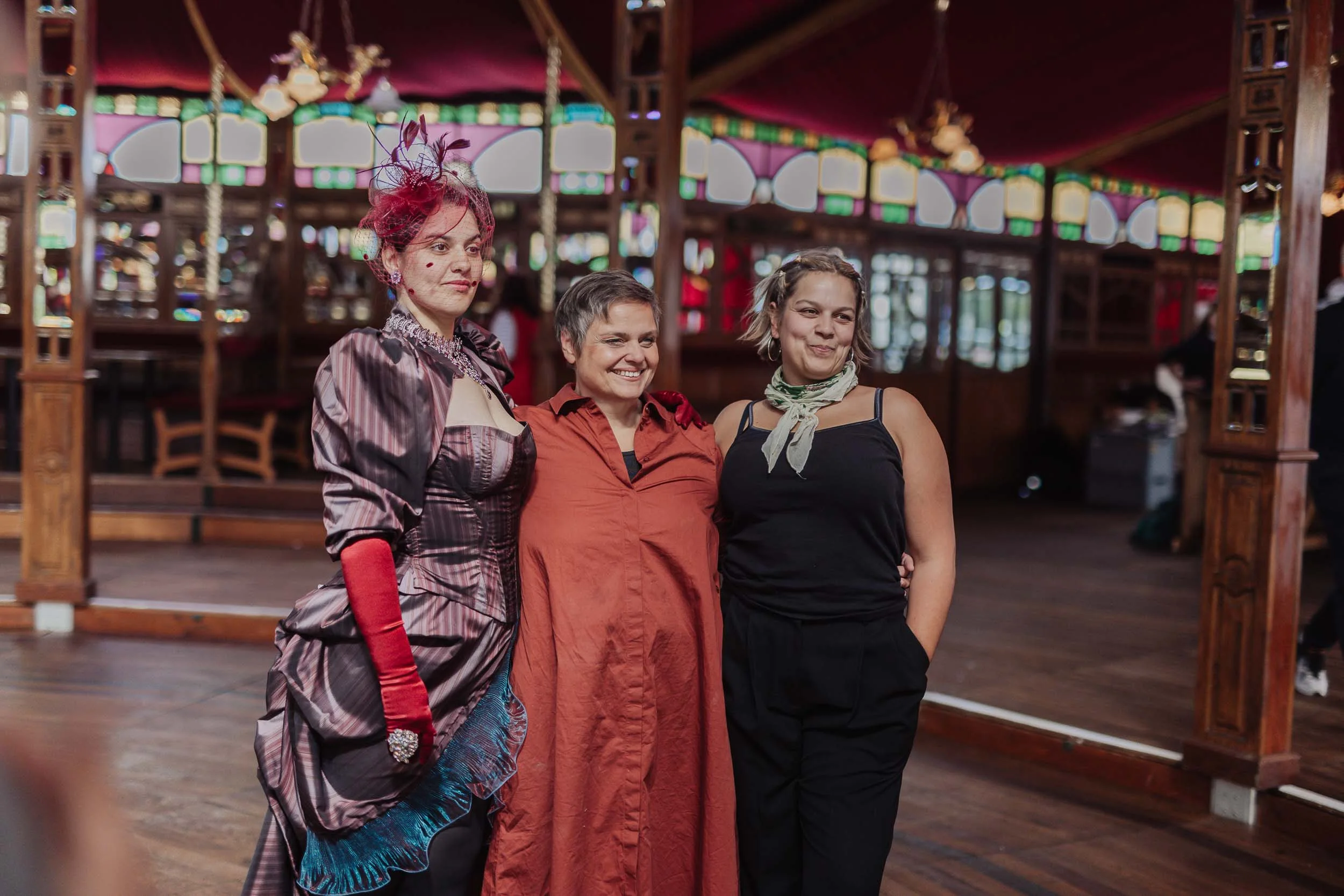Drei Frauen aus dem Urania-Team
